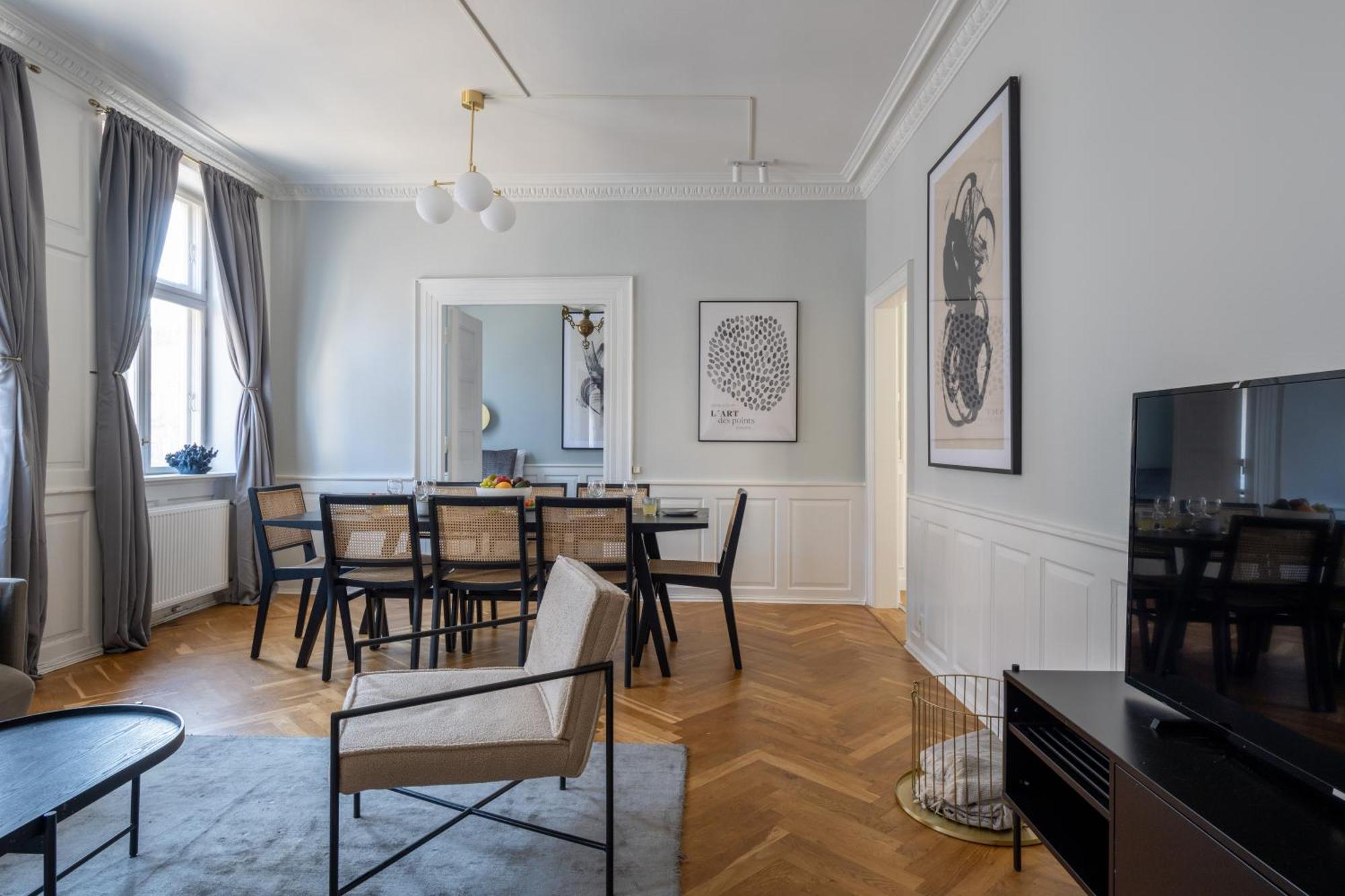Large Apartment With Canal View In Central Cph City Копенхаген Екстериор снимка